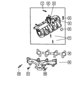 6507598AA - Engine 4.7L Eight Cylinder: Stud, Mounting for Mopar Image