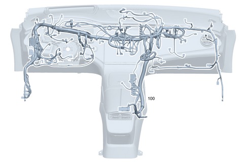 Cockpit Wiring Harness/Center Console Wiring Harness for 2023 Mercedes-Benz EQE 350+ #0
