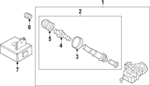 407706GP0A - : Tire Pressure Monitoring System (TPMS) Sensor Valve Assembly for Nissan Image
