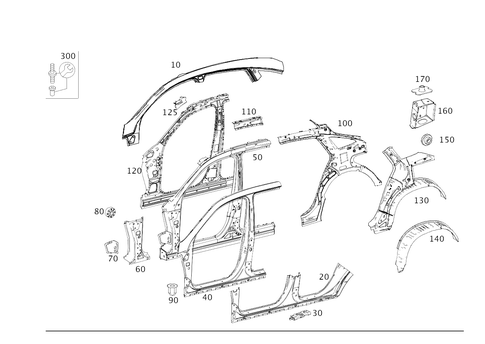Side Walls for 2016 Mercedes-Benz GLE450 AMG #0
