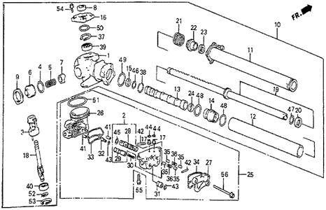 P.S. Gear Box Components for 1984 Honda Prelude #0
