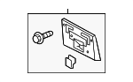 5211433380 - Body: License Bracket for Lexus: ES300h, ES350 Image