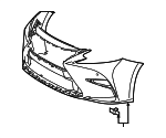 521190A902 - Body: Bumper Cover for Lexus: ES300h, ES350 Image