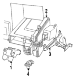 ZZM2437A0R0A - Electrical: Pressure Valve for Mazda: B2300, B3000, B4000, Navajo Image