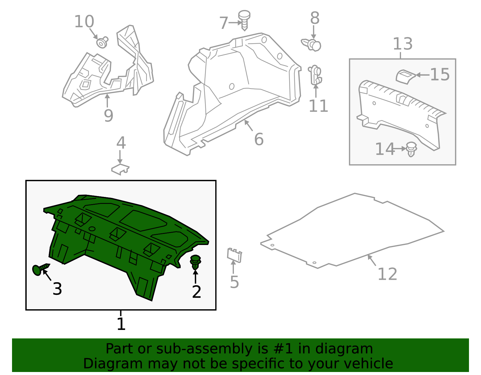 84505-T3L-A51ZA - Pkg Tray Trim 2013-2017 Honda Accord | Honda Parts Online