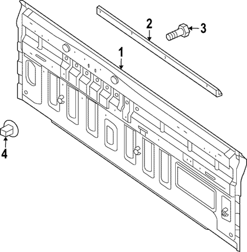 Back Panel for 2023 Nissan Frontier #0