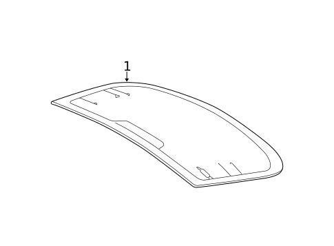 Glass & Hardware - Back for 2013 BMW M6 #0