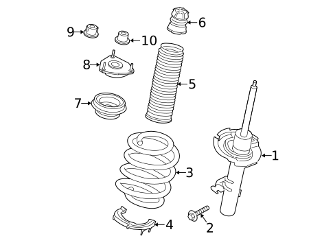 Struts & Components for 2019 Ford Transit-150 #0