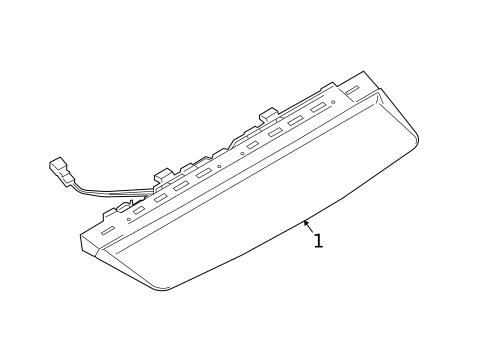 High Mounted Stop Lamp for 2016 BMW 535d #0