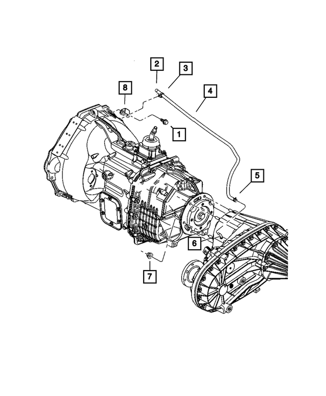 68055812AA - NV246; Transfer Case: Cap Vent for Mopar Image