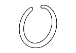 9052182001 - Brakes: Oil Seal Snap Ring for Lexus: GS300, GS400, GS430, LS400, SC300, SC400, SC430 Image