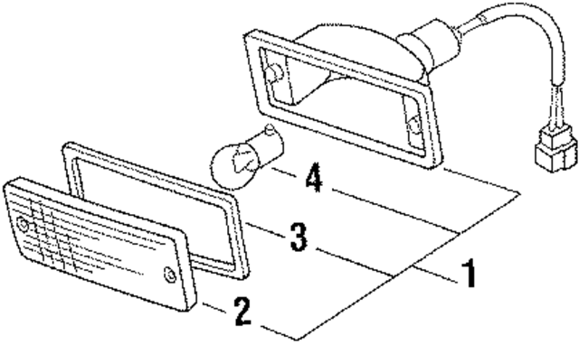 26120D1610 - : Signal Lamp Assembly for Nissan Image
