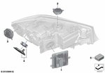 63115A0AF90 - Lighting: Control Unit for Front Light Electronics for BMW Image