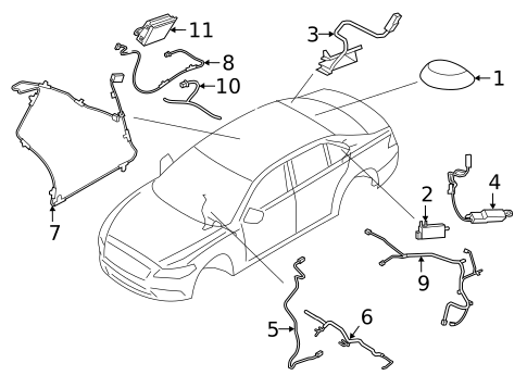 Antenna & Radio for 2019 Lincoln Continental #0
