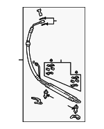 RQB500393 - : 2006-2009 Land Rover Range Rover Sport - Pressure Hose for Land Rover: Range Rover Sport Image