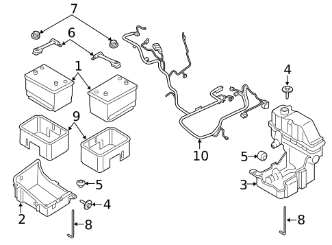 Battery & Related Components for 2022 Ford F-450 Super Duty #12