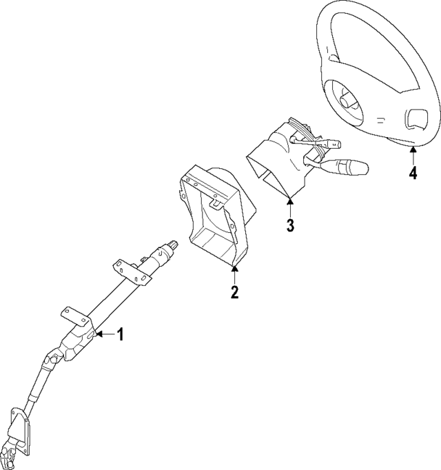 68048239AA - Steering: Steering Column for Mopar Image
