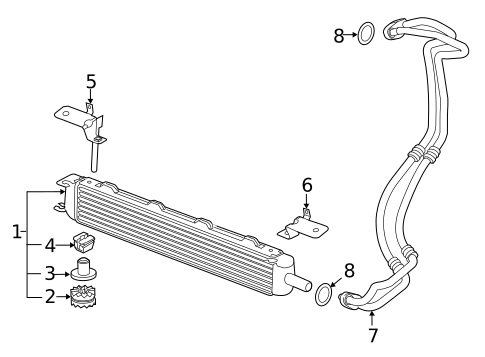 Oil Cooler for 2007 BMW Z4 #0