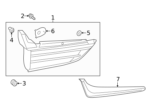 Tail Lamps for 2017 Lexus LX570 #0
