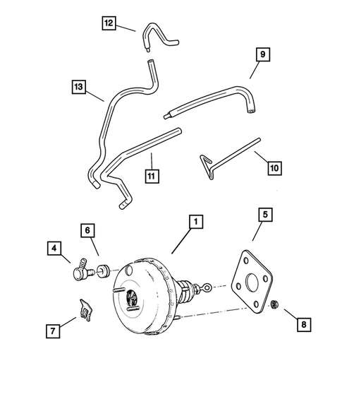 Power Brake Booster for 2003 Dodge Neon #0