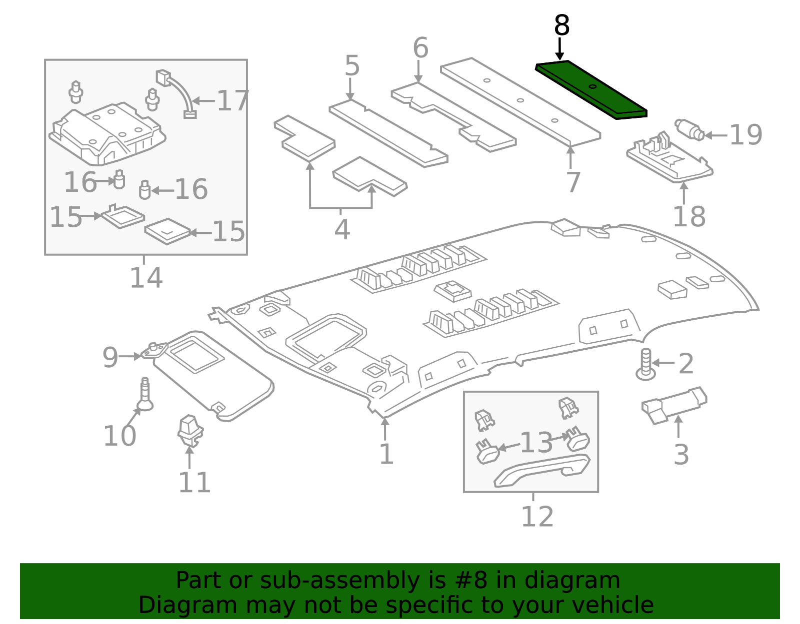 Headliner Insulator 63345-12040 | Toyota Parts Center