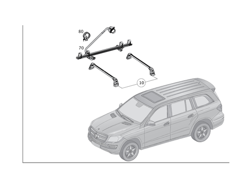 Roof Carrier Systems for 2018 Mercedes-Benz GLS450 #0