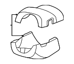 848504D000VA - Steering: Column Cover for Hyundai: Entourage Image