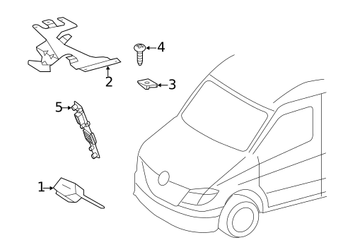 Communication System Components for 2011 Mercedes-Benz Sprinter 2500 #0
