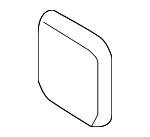 86649C2000 - Body: Impact Bar Pad for Hyundai Image