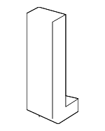 86635C2000 - Body: Impact Bar Lower Bracket for Hyundai Image