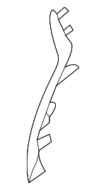 86596L0160 - Body: Outer Molding for Hyundai Image