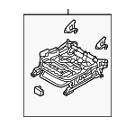 88500A5551RY - Body: Seat Track for Hyundai: Elantra GT Image