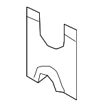 8K0260753A - HVAC: Plate for Audi: A5, A5 Quattro, S5 Image