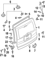 8943675280 - : Air Grille Grommet for Isuzu Image