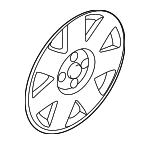 MN101587 - : Wheel Cover for Mitsubishi: Lancer Image