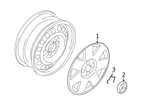 Wheel Covers & Trim for 2007 Mitsubishi Lancer #0