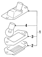 MB530248 - Electrical: License Lamp for Mitsubishi Image