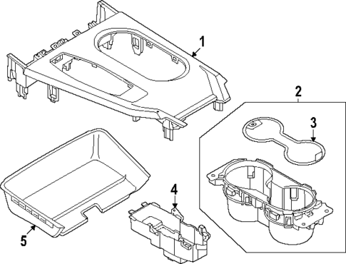 Console for 2025 Audi SQ6 e-tron #1