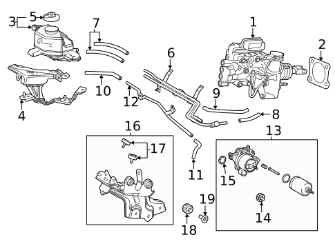Master Cylinder - Components On Dash Panel for 2020 Toyota Mirai #0