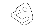 MN127079 - Body: Door Lock Striker Plate for Mitsubishi Image
