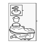 4722002350 - : 2014-2019 Toyota Corolla - Reservoir Assembly for Toyota: Corolla Image