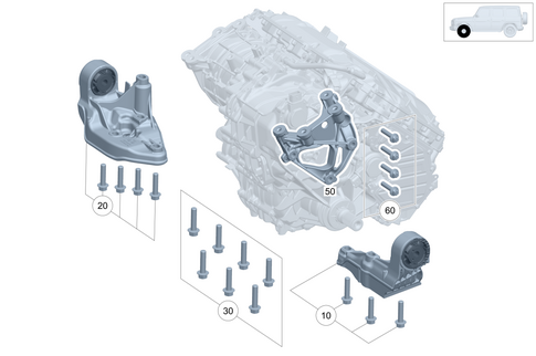 Engine Carrier and Detachable Parts for 2025 Mercedes-Benz G580 #0