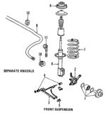 191407151B - Suspension: Lower Control Arm for Volkswagen: Corrado, Golf, Jetta Image