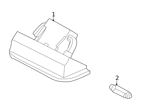 License Lamps for 2001 Jaguar XJR #0