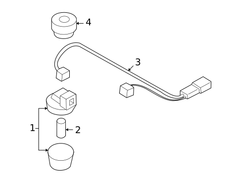 License Lamps for 2001 Chevrolet Tracker #0