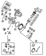 3723859 - Rear Axle; Corporate 210 MM; Differential and Drive Line: Differential Bearing Lock for Mopar Image
