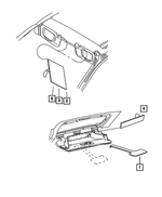 5108001AB - Labels All Vehicle Locations: Air Bag Label for Mopar Image