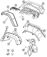 6034355 - Exterior Ornamentation: Hex Head Bolt for Mopar Image