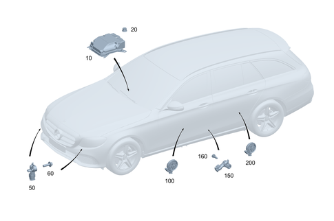 Belt Locking Retractor, Airbag and Sidebag for 2025 Mercedes-Benz CLA250 #0
