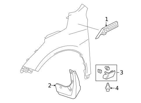 Exterior Trim - Fender for 2025 Acura RDX #0